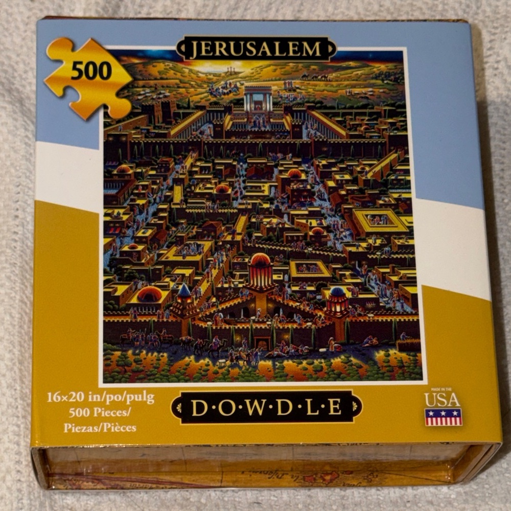 Dowdle Jerusalem 500 Piece Puzzle NEW Sealed